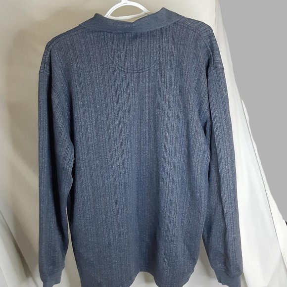 Van Heusen Mens Long Sleeve Collared Fall/Winter Top Size Large - Picture 2 of 3